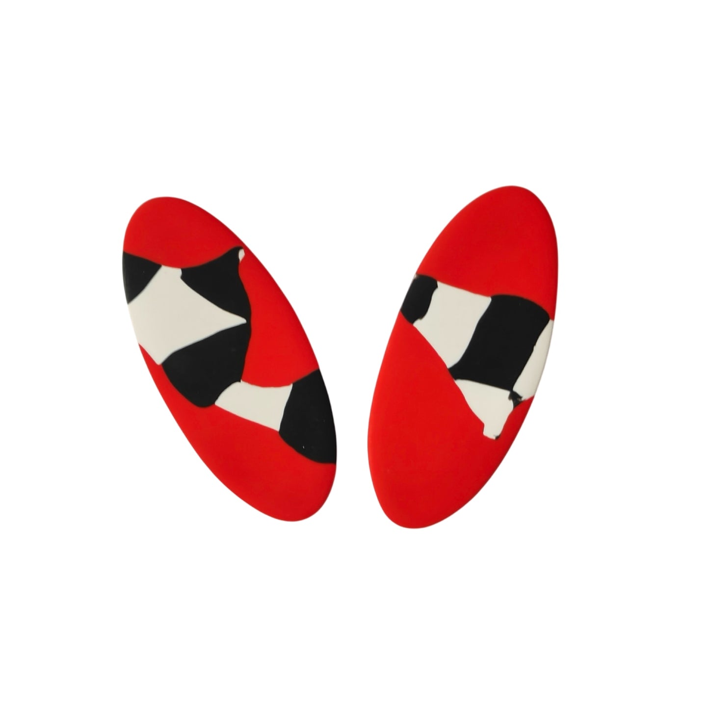 Contemporary Oval Studs