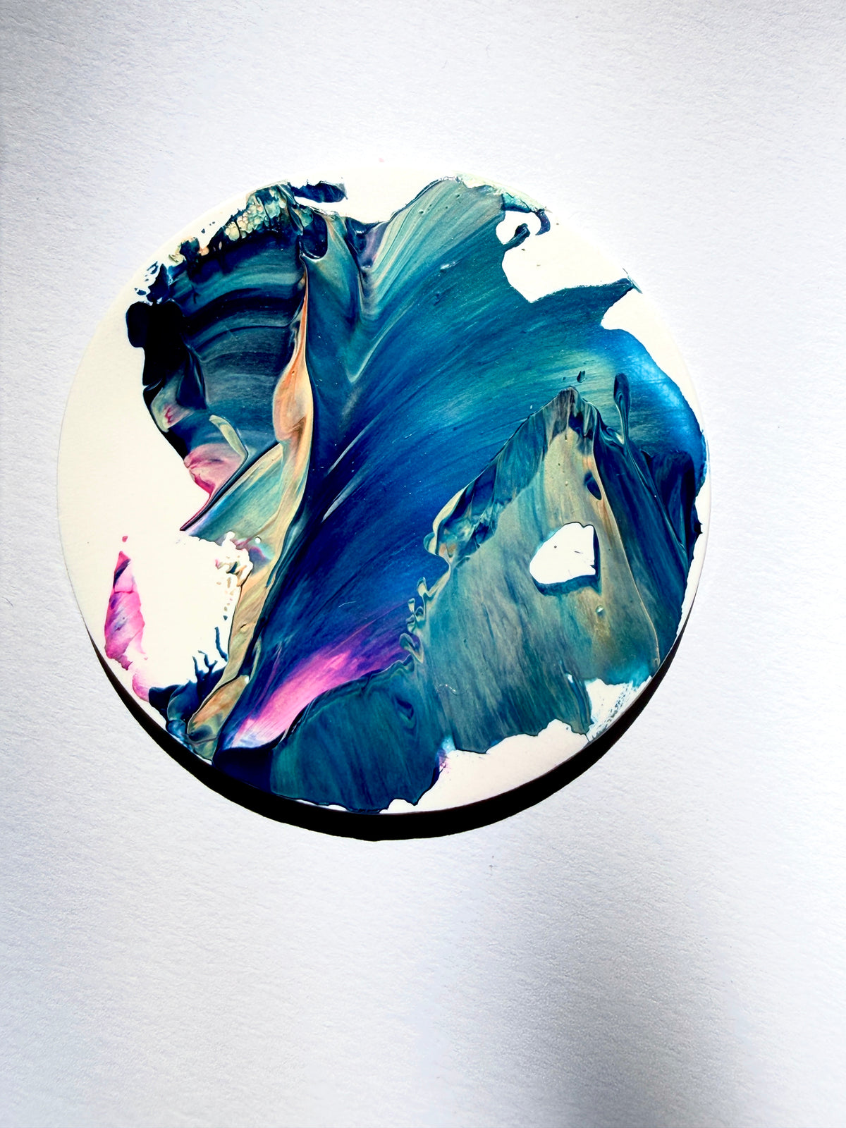 Expressionism - Blue, Beige, & Pink