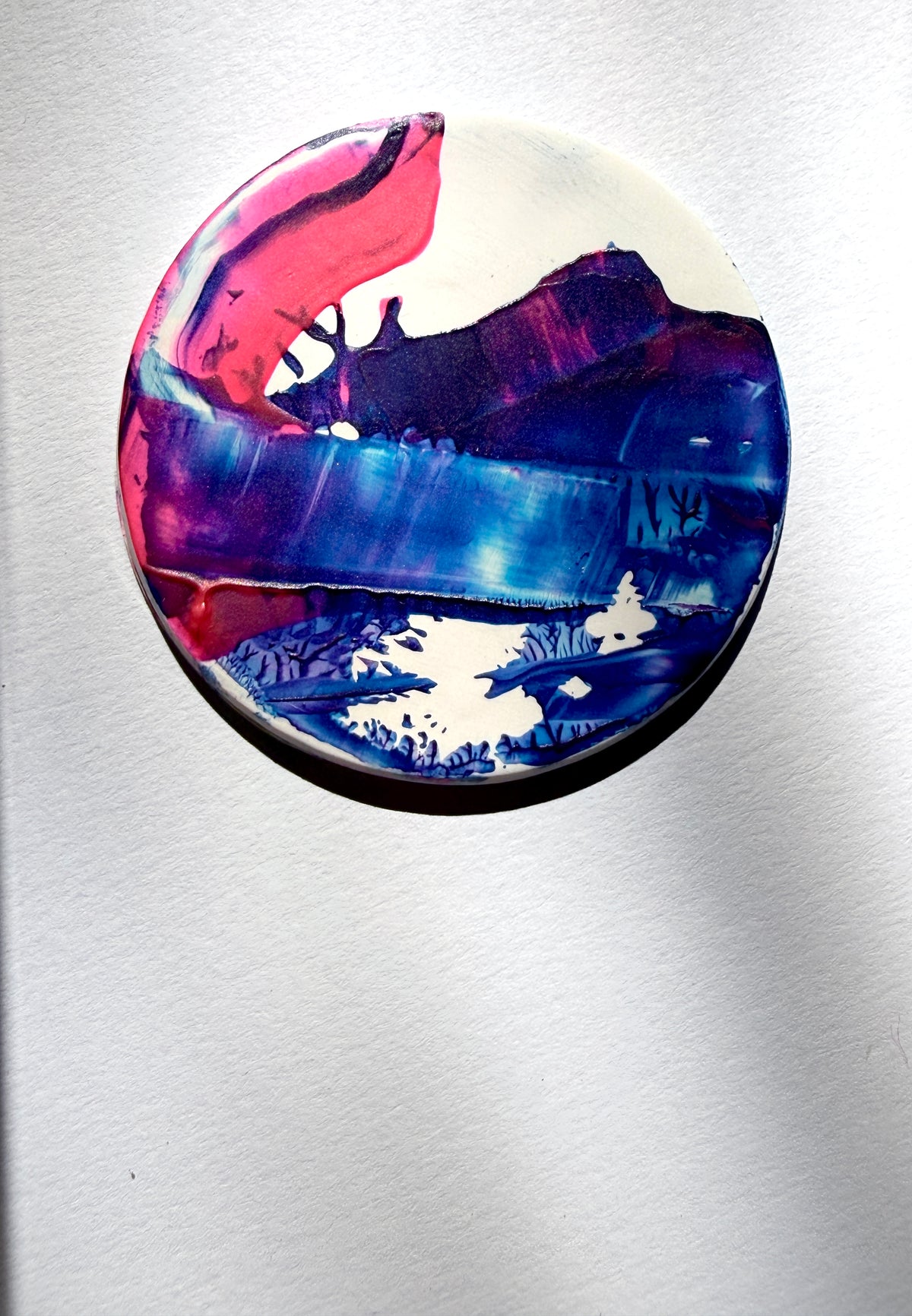 Expressionism - Blue & Pink