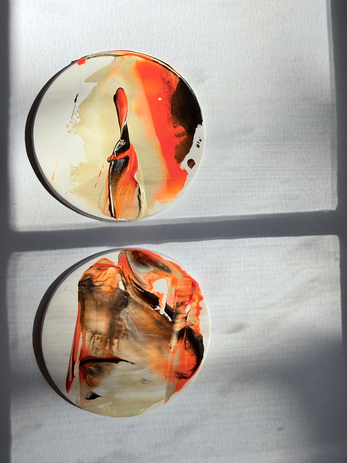 Expressionism - Beige, Black, Orange