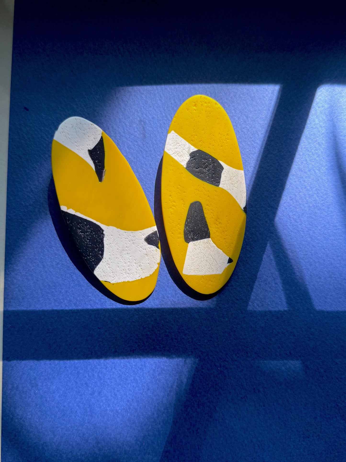 Contemporary Oval Studs