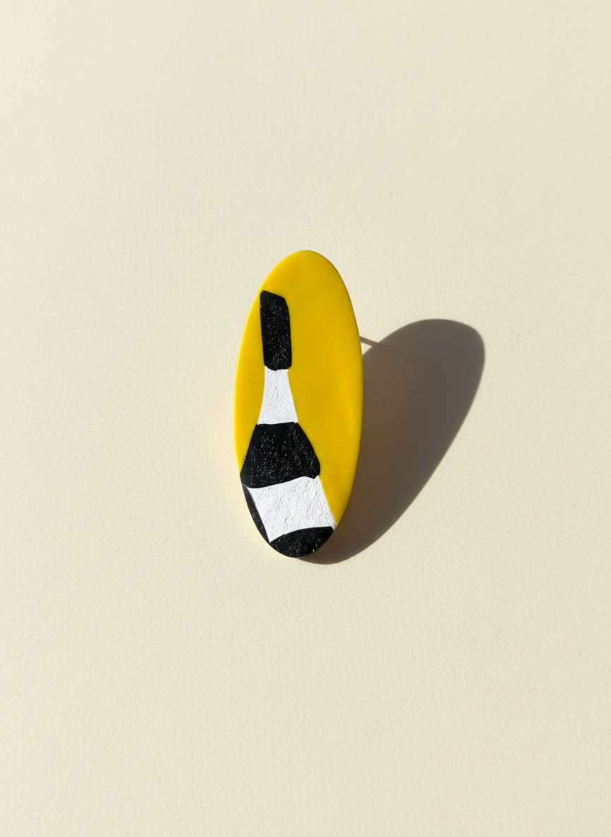 Contemporary Ovals, Zinc Yellow