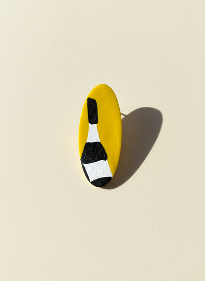 Contemporary Ovals, Zinc Yellow