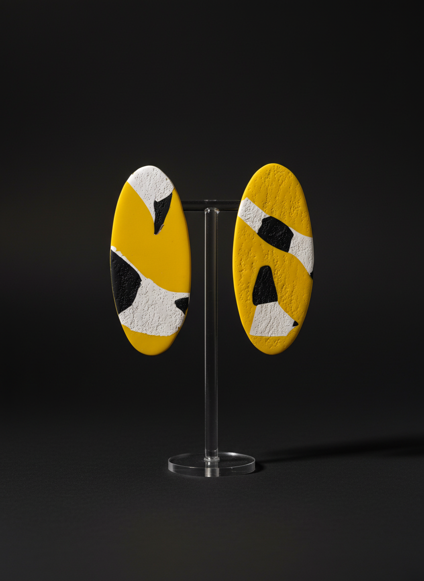 Contemporary Ovals, Zinc Yellow