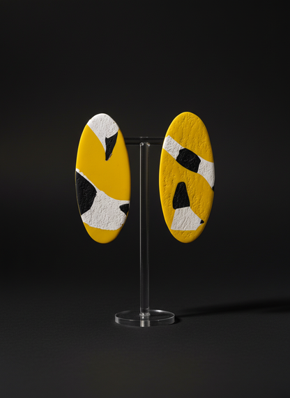 Contemporary Ovals, Zinc Yellow