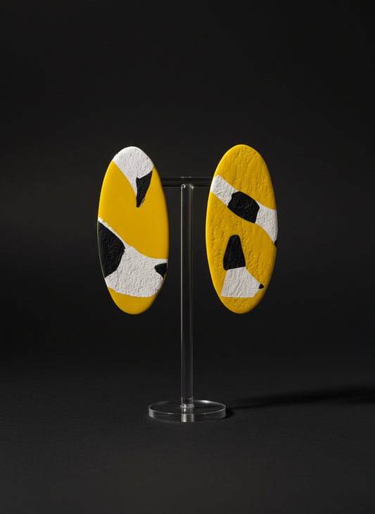 Contemporary Ovals, Zinc Yellow