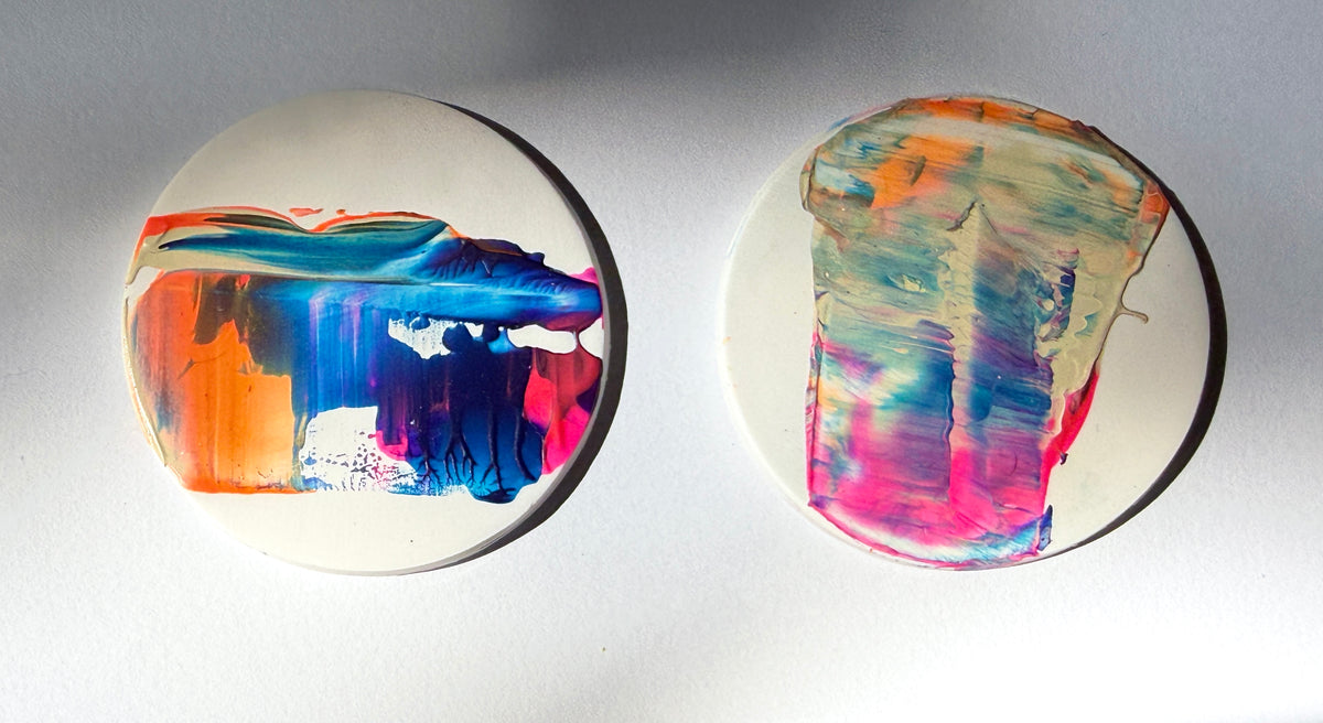 Expressionism - Blue, Orange, Pink