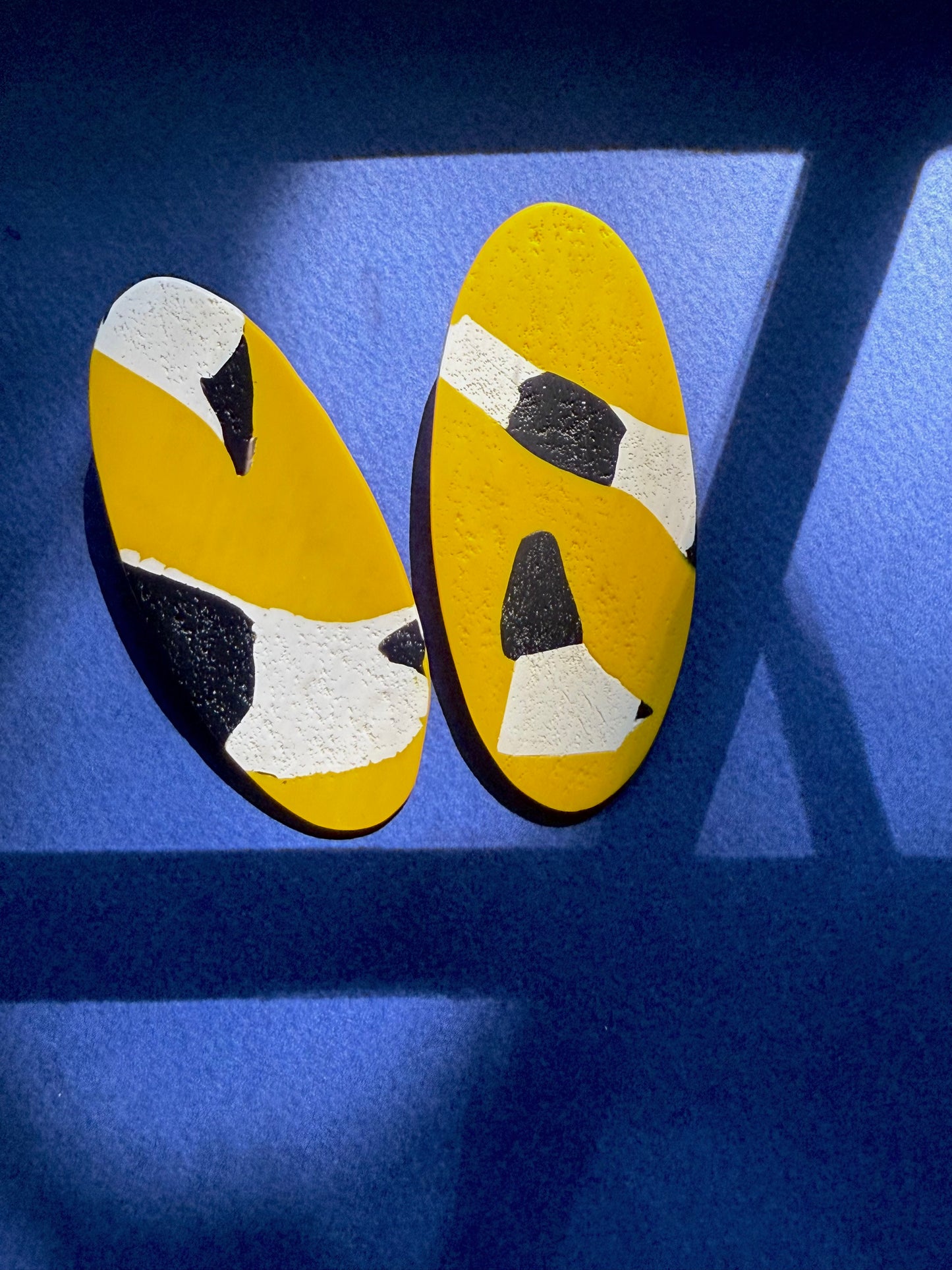 Contemporary Oval Studs