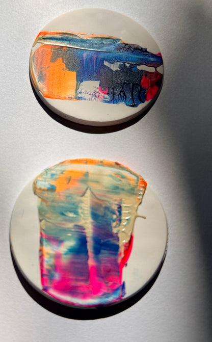 Expressionism - Blue, Orange, Pink