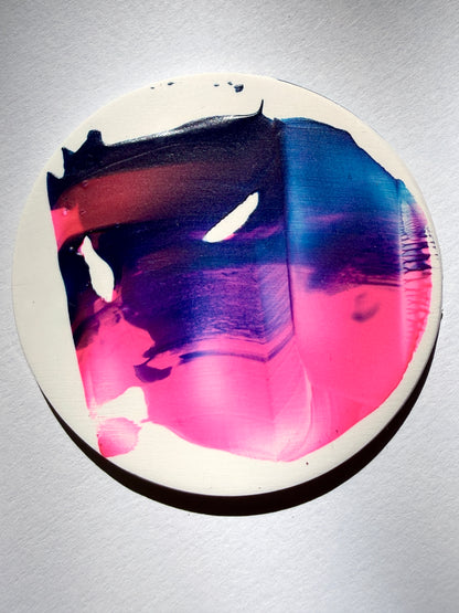 Expressionism - Blue & Pink