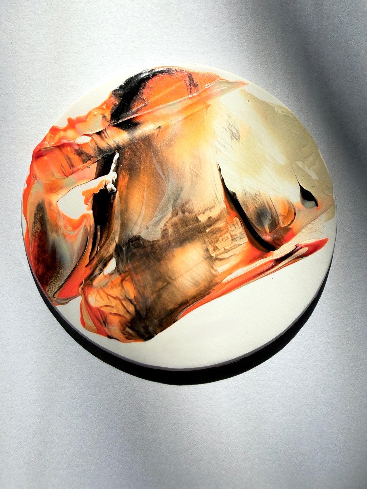 Expressionism - Beige, Black, Orange