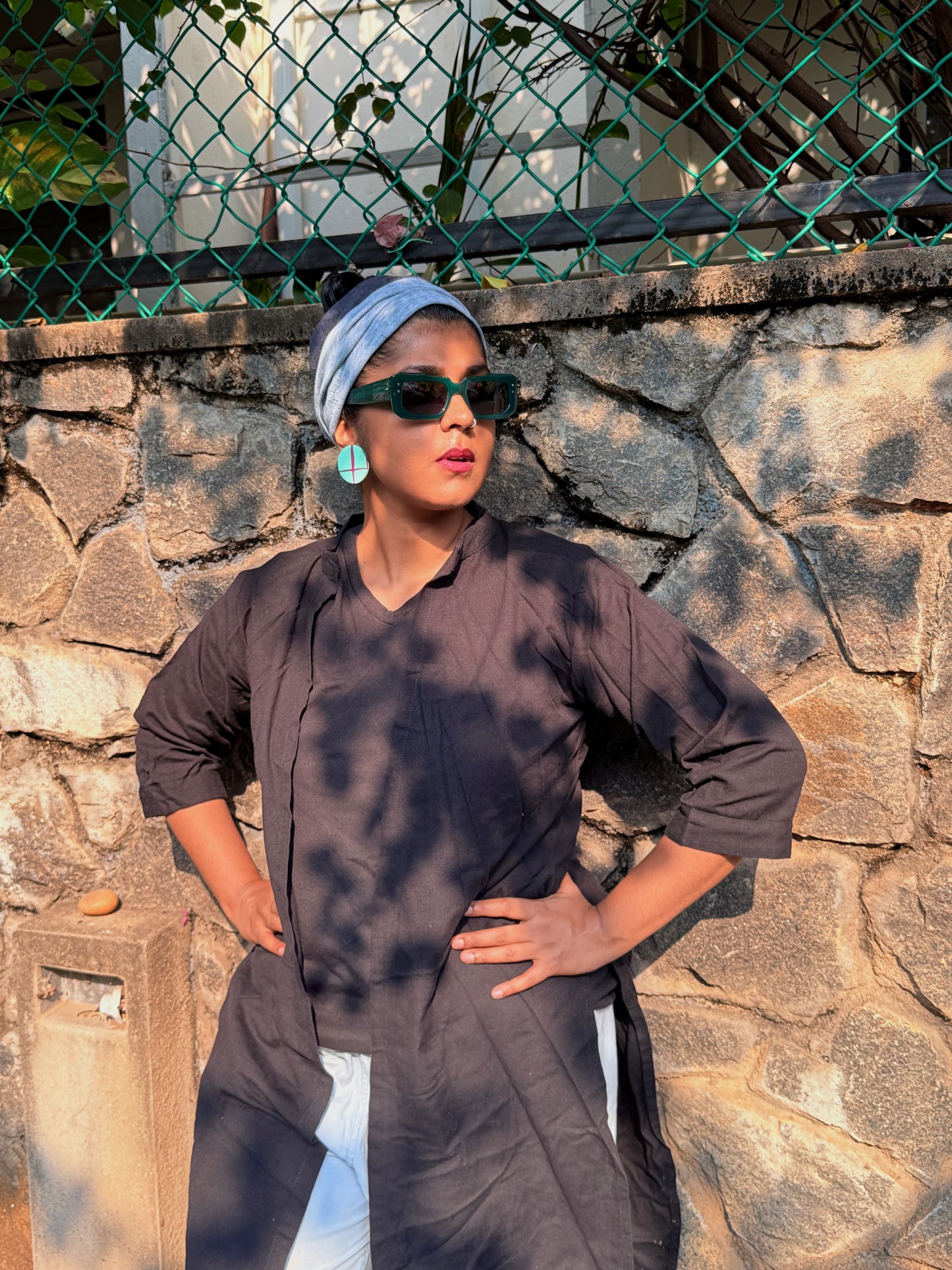 Abstract Circles, Mint & Fuchsia