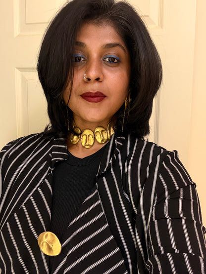 Kao Choker - Antique Gold