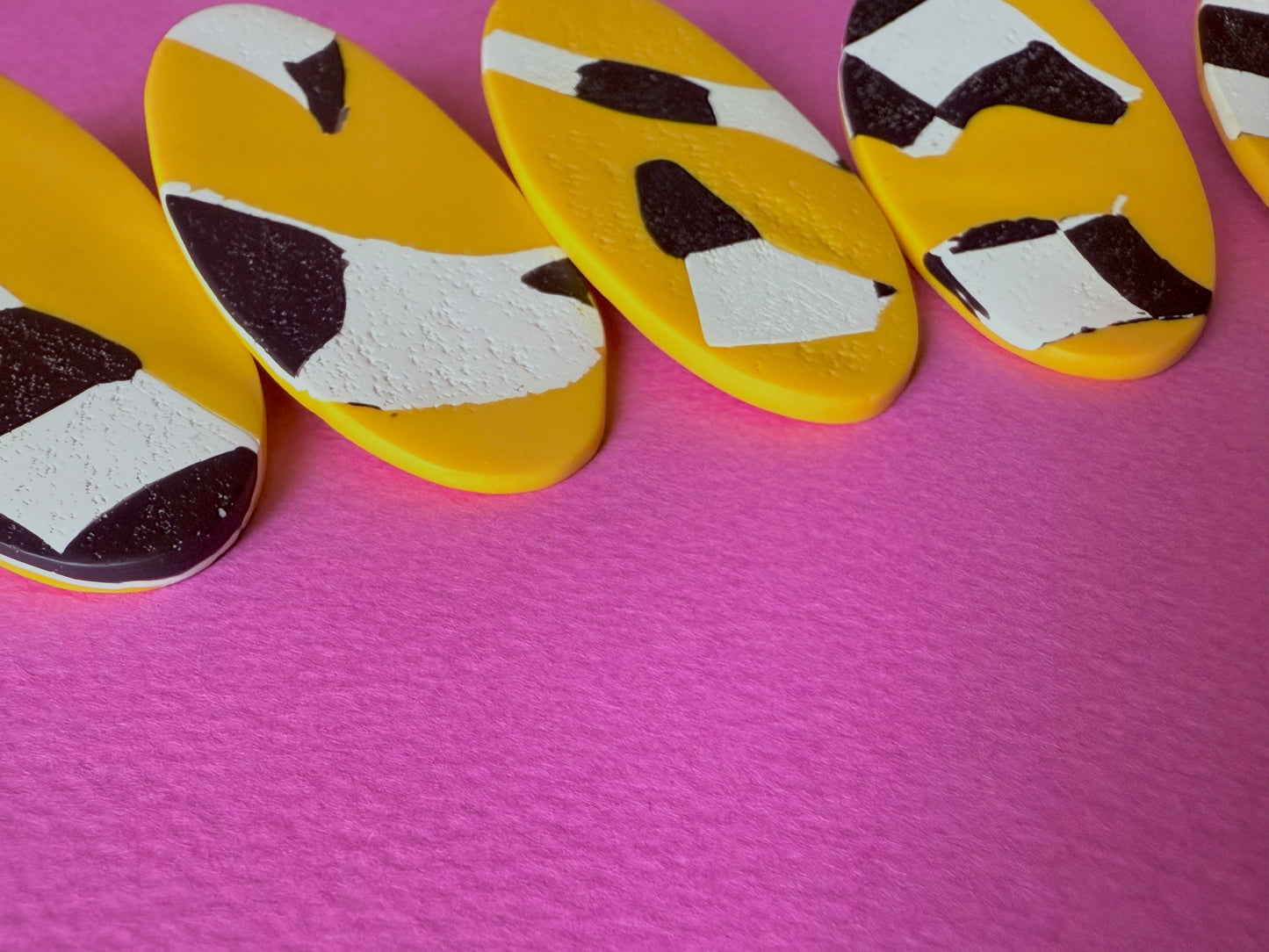 Contemporary Oval Studs