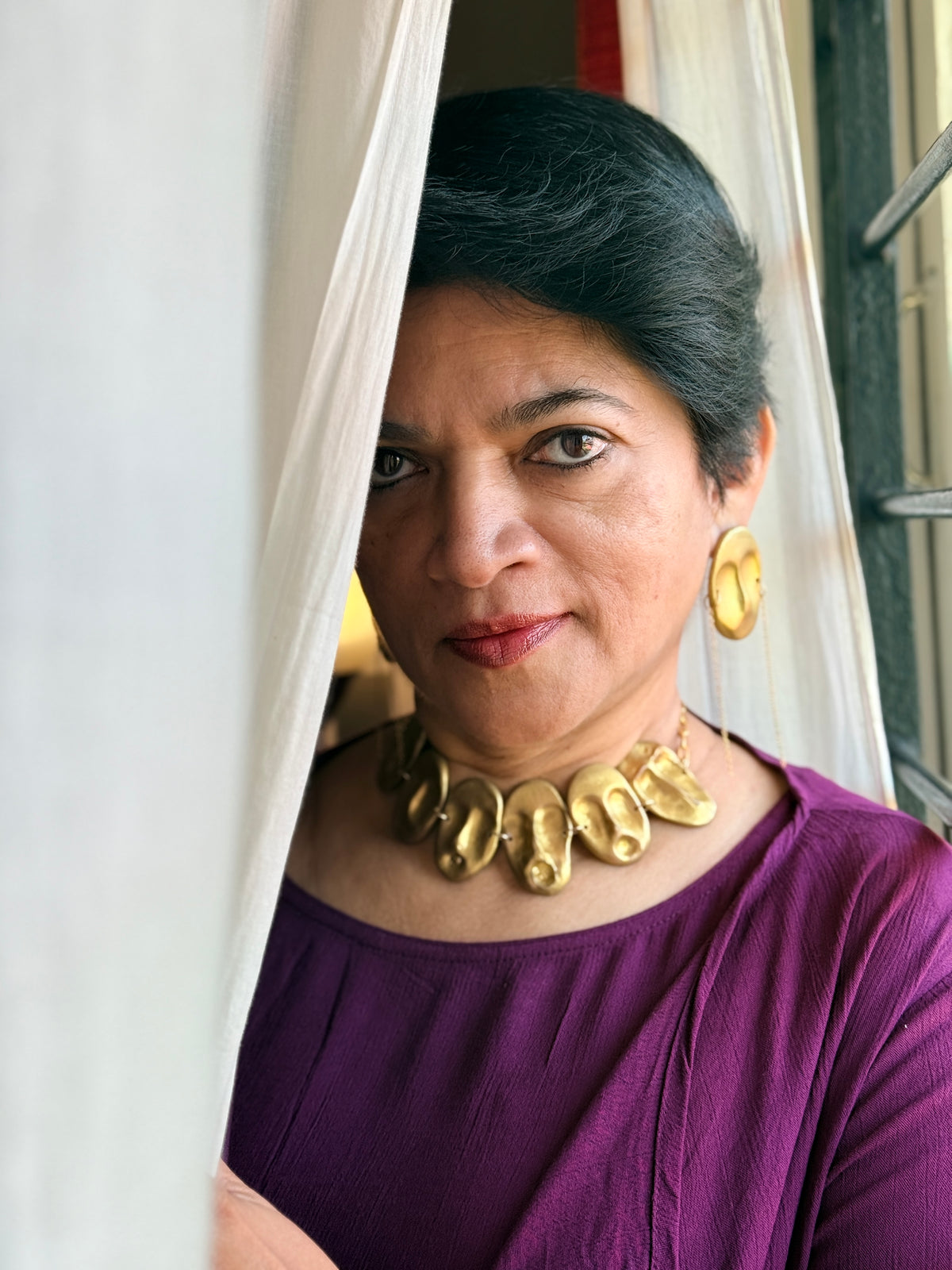 Kao Choker - Antique Gold