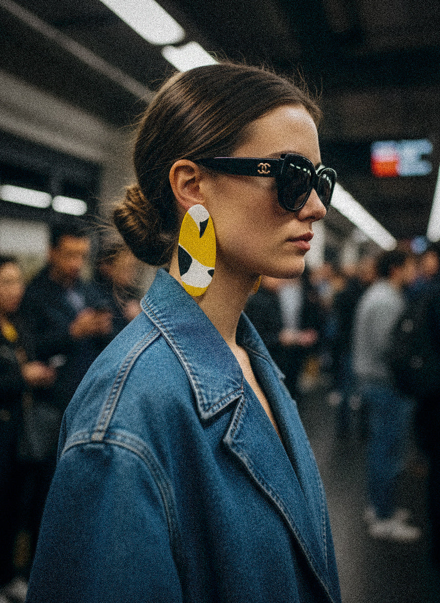 Contemporary Ovals, Zinc Yellow