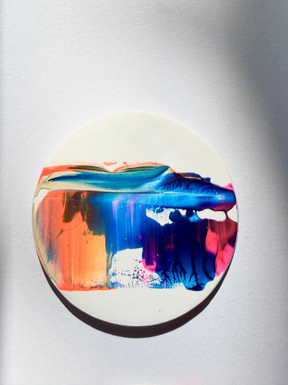 Expressionism - Blue, Orange, Pink