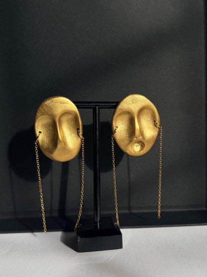 Kao Stud - Antique Gold