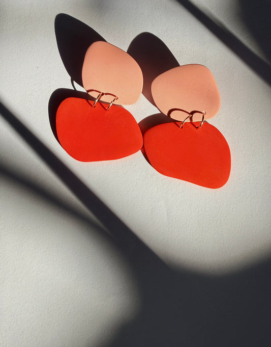 Classic Quads, Red & Guava Pink