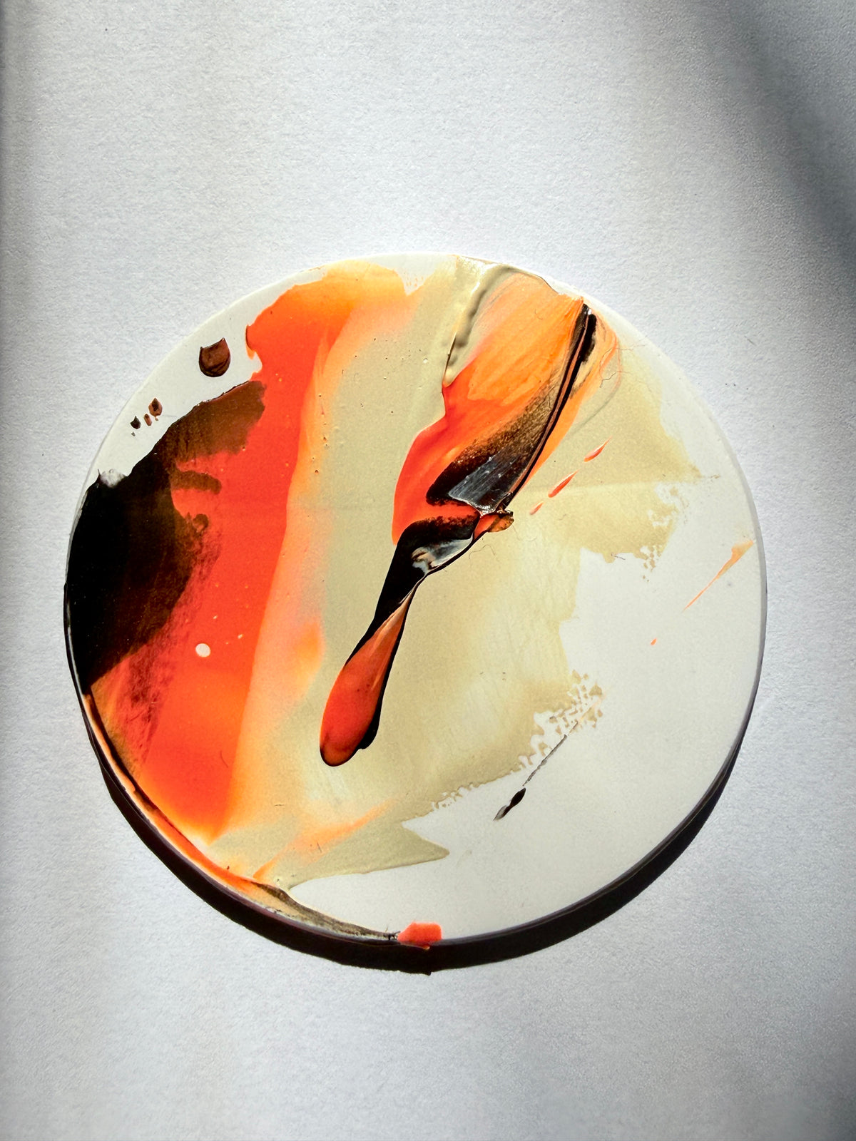 Expressionism - Beige, Black, Orange