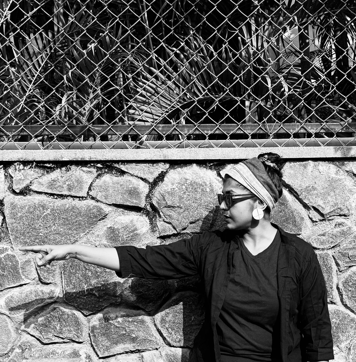 Abstract Circles, Mint & Fuchsia