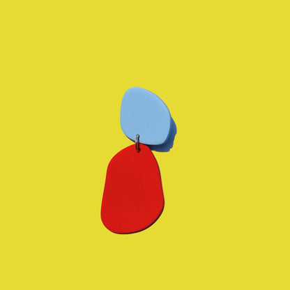 Quads - Pale blue & Red