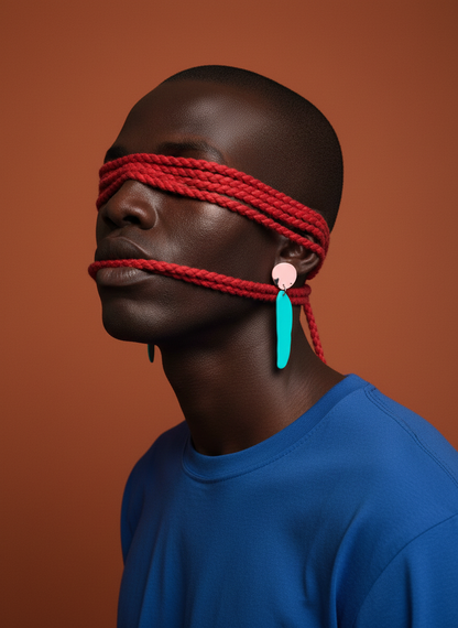 Fem Quads, French pink & Turquoise