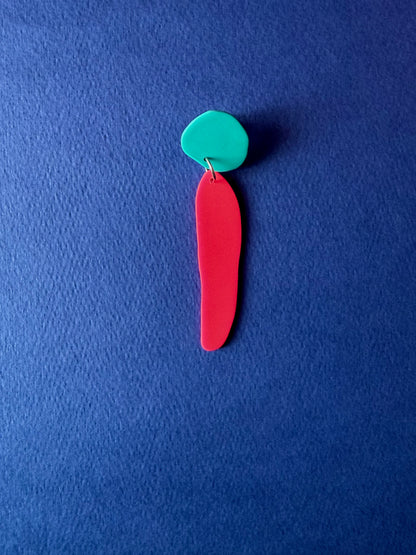 Fem Quads, Turquoise & Neon Pink