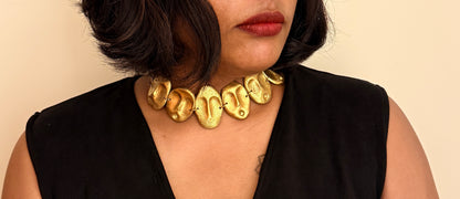 Kao Choker - Antique Gold
