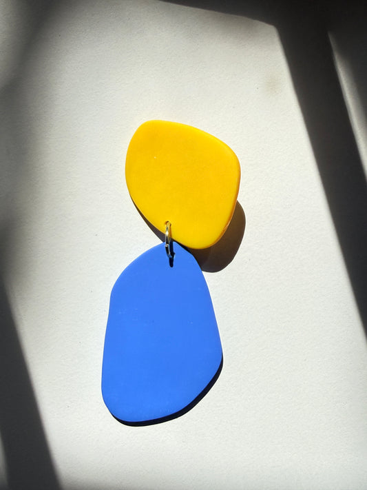 Quads - Yellow & Cobalt Blue
