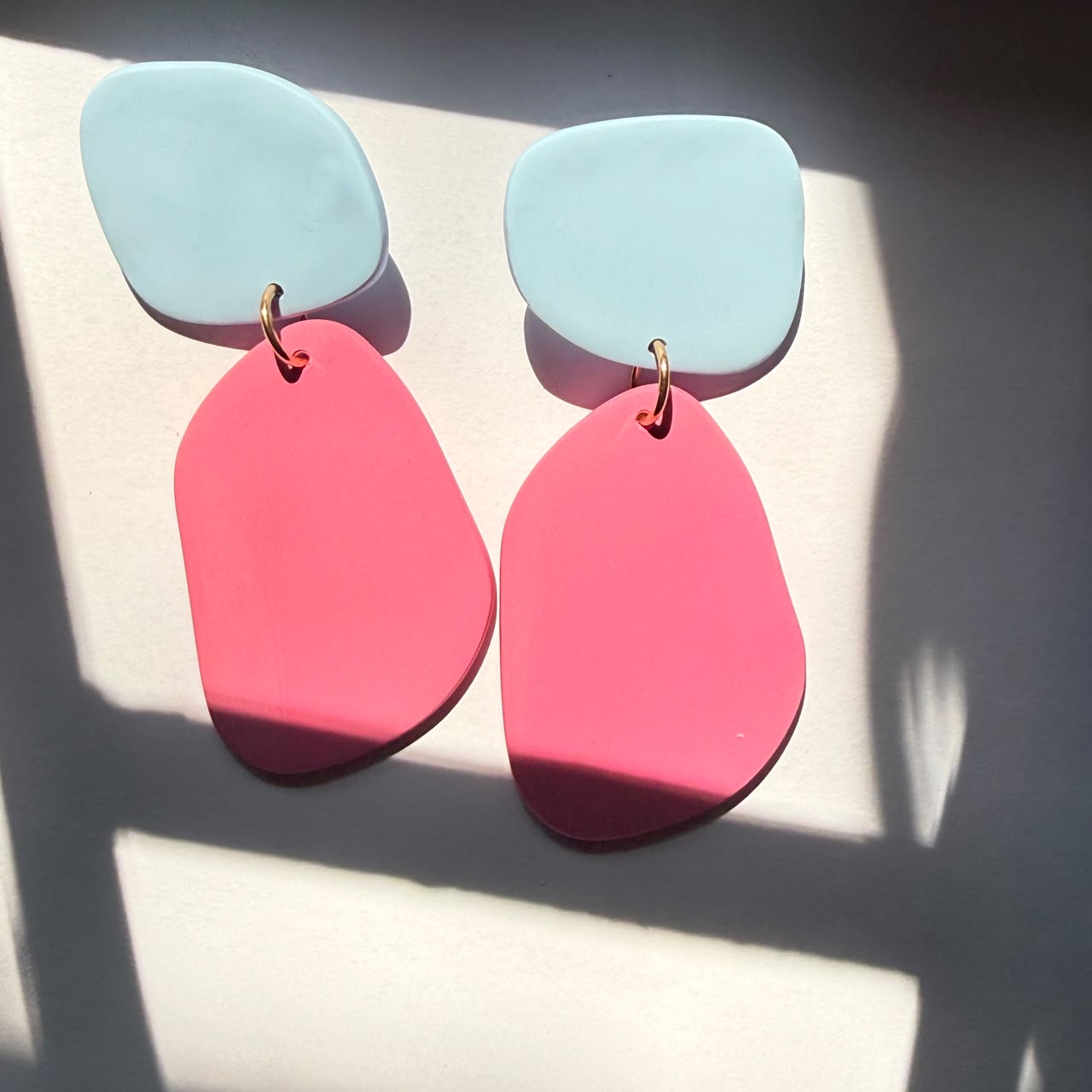 Quads - Pale Blue & Peony